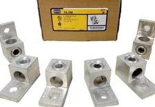 (Lot of 6) ILSCO TA-350 Aluminum Mechanical Lug 350kcmil-6, AL9CU