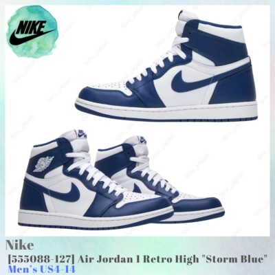 Size 12 - Jordan 1 Retro High OG Storm Blue 2016 for sale online