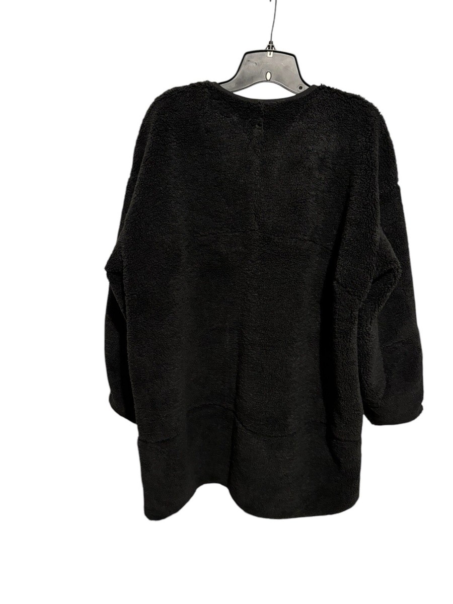 LULULEMON SHERPA Teddy Full Zip Cozy Soft Jacket Black