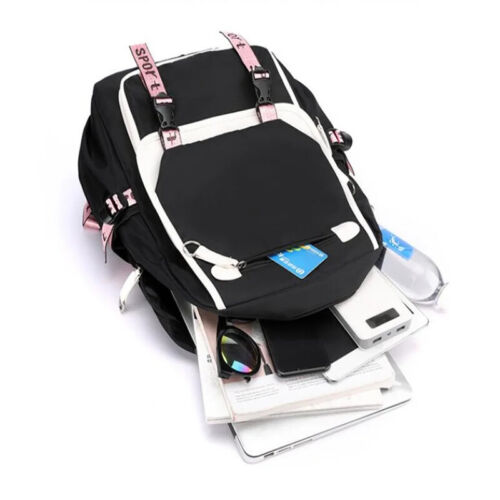 Deadpool & Wolverine backpack Teenarges Schoolbag USB Laptop Bag Rucksack Bags - Picture 4 of 44