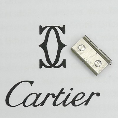 CARTIER SANTOS Element 13,5mm oben  gerade, gewölbt Herren Stahl 1980er/1990er