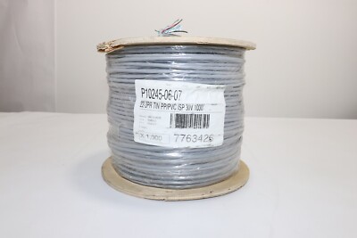 PRIORITY P10245 1000' 22-3PR TIN PP/PVC ISP AUDIO/CONTROL 30V MULTI-PAIR CABLE