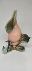 Vintage Hull Ebb Tide  7" Bud Vase, MCM, Marked, Peach And Green