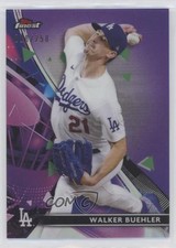 2021 Topps Finest Purple Refractor 10/250 Walker Buehler #91 08ee