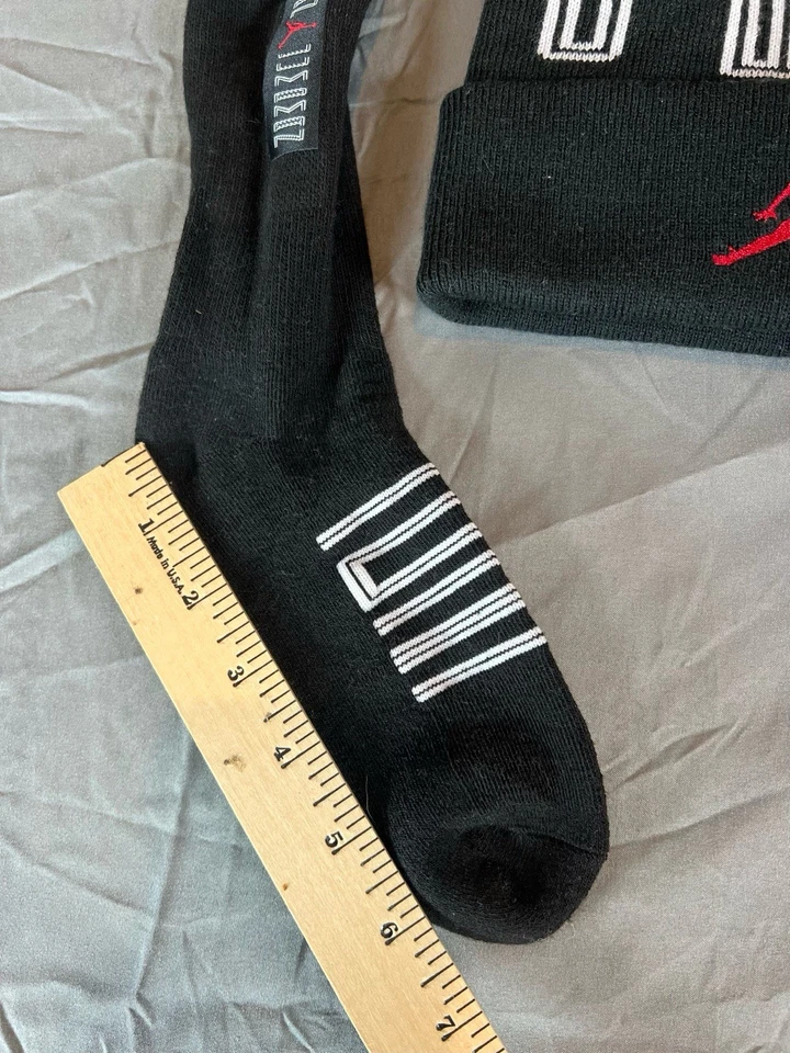 Бини, носки и чулки Nike/AirJordan - черные/белые/красные. ̼ подарочный набор - Изображение 4 из 4