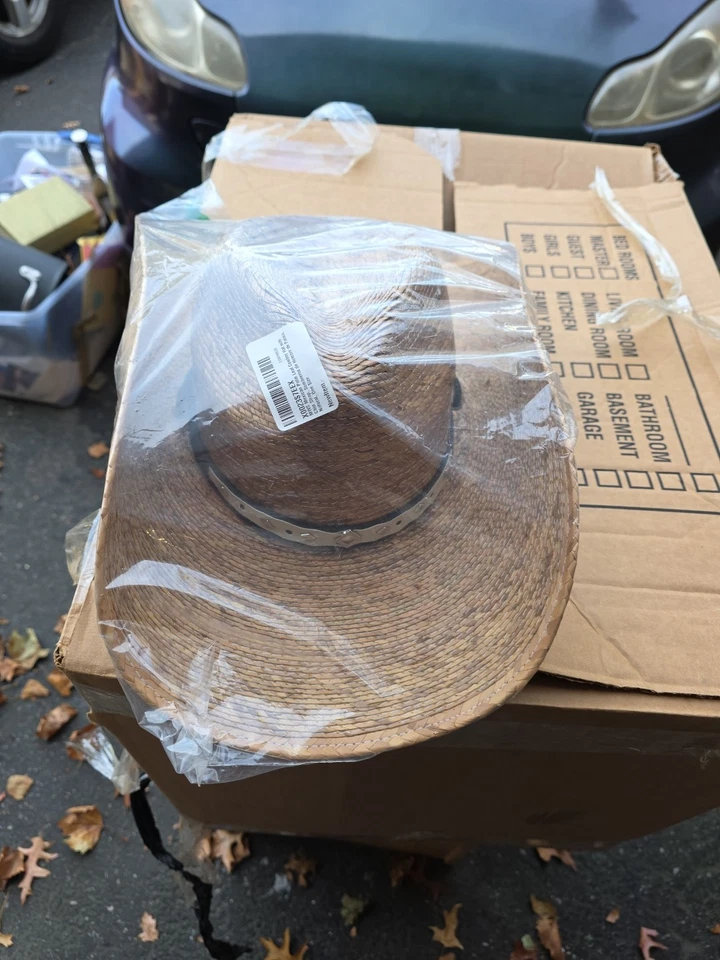 Sombrero Bonanza Hoja de Palma MX-740 NUEVO CON ETIQUETAS Foto 2 de 3