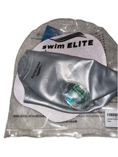 Swim Elite Swim Cap  Nose Piece Adult Unisex Silicone Competition Swimming.