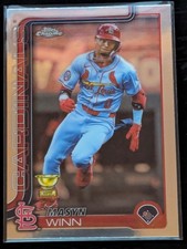 2025 Topps Chrome - #244 Masyn Winn Rookie Cup Cardinals