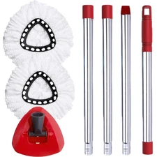 Spin Mop Head, Base, Handle Replacement for O-Ceda EasyWring Microfiber Spin ...