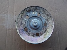 FORD 1600CC X FLOW KENT ENGINE FRONT CRANK PULLEY ASSEMBLY REPLATED GEN FORD