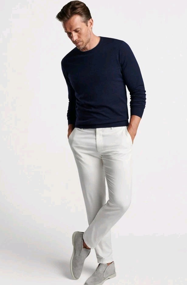 Peter Millar Navy Golf Excursionist Flex Merino W… - image 4