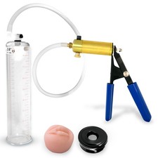 Penis Vacuum Pump LeLuv ULTIMA, Donut, Black Sleeve Choose Diameter