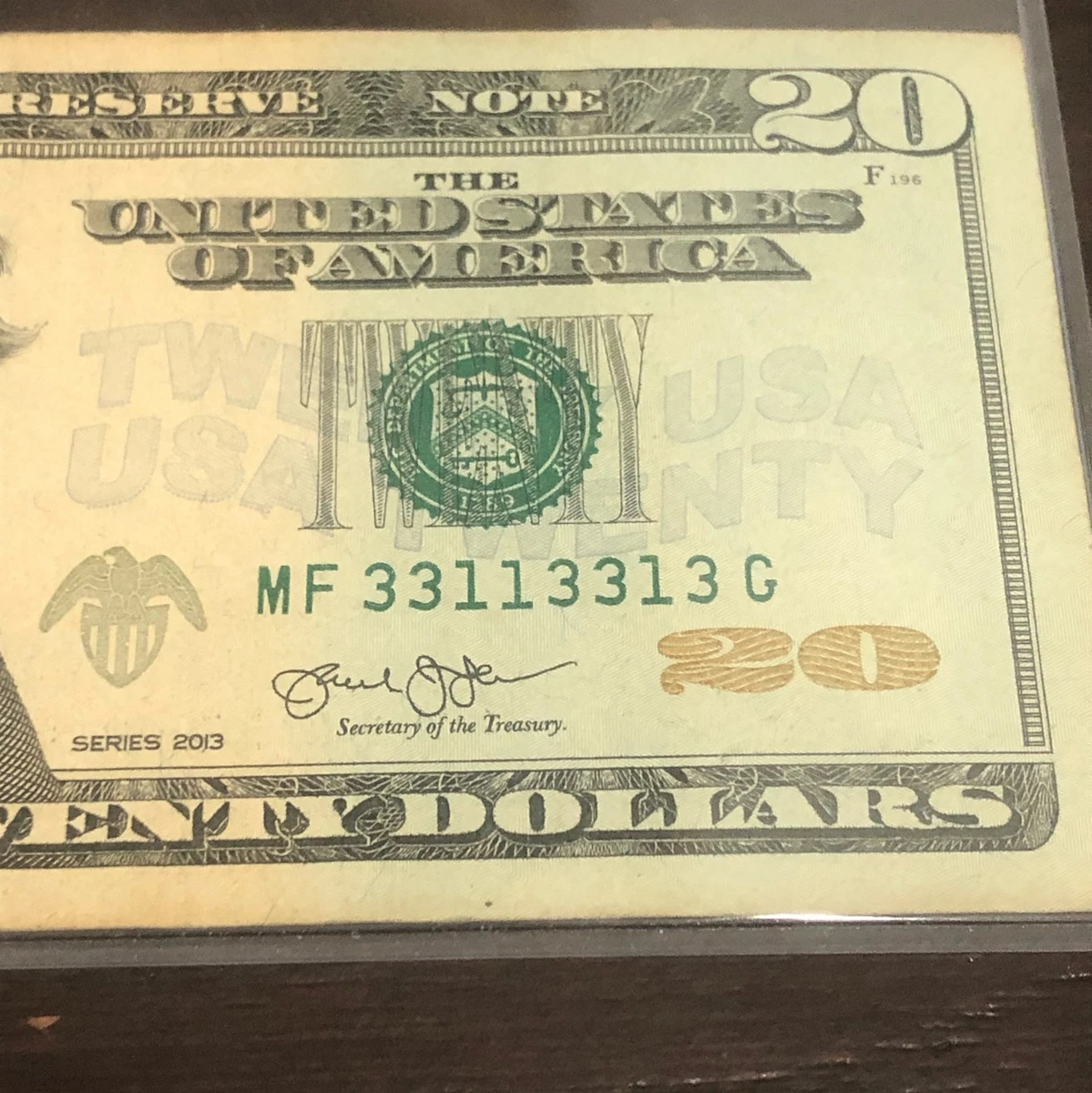$20 2013 US Small Size Paper Money Notes for sale | eBay