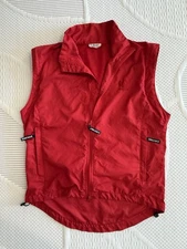 Pearl Izumi Vintage Women’s Cycling Vest Red Size M Full Zip