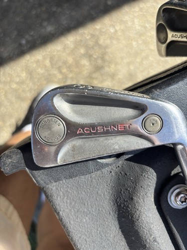 Vintage Titleist Acushnet Iron Set Tungsten AC-108 R Flex 3-SW Needs Grips