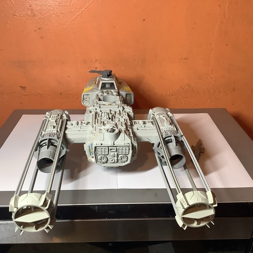 Y-Wing Fighter Star Wars ROTJ 1983 Kenner veicolo d'epoca 100% completo FUNZIONANTE - Foto 7 di 13