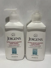 X2 Jergens Extra Moisturizing Hand Wash, Cherry Almond, Cleans Moisturizes 7.5oz