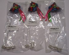 BUTTERFLY'S CAT TOYS TEASER REPLACEMENTS LOT oF (9) TOYS IN 3 PKS, NEW