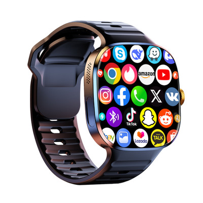 2026 Android Smart Watch SIM Card GPS WiFi Rotating Camera AMOLED Phone Watch