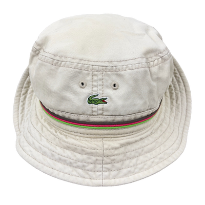 Vintage Lacoste Bucket Hat Unisex Vintage Lacoste Badge Cotton Bucket Hat - Caps & Hats  main image 4