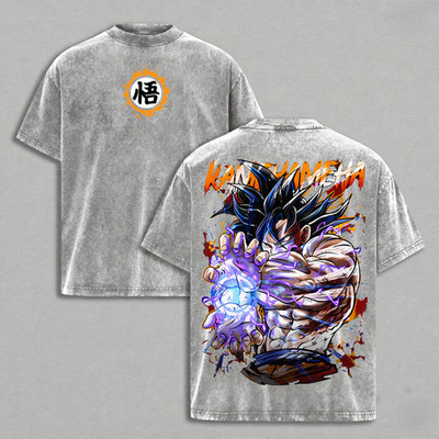 Goku Dragon Ball Shirt Streetwear Anime Manga Unisex Oversized Men Graphic Tee