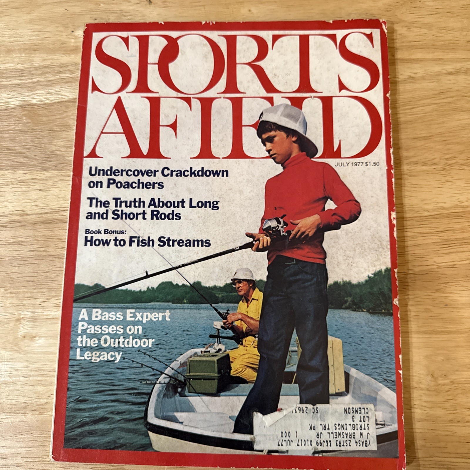 1977 Sports Afield Magazine: Long and Short Rods/Bass Expert/Fishing Streams