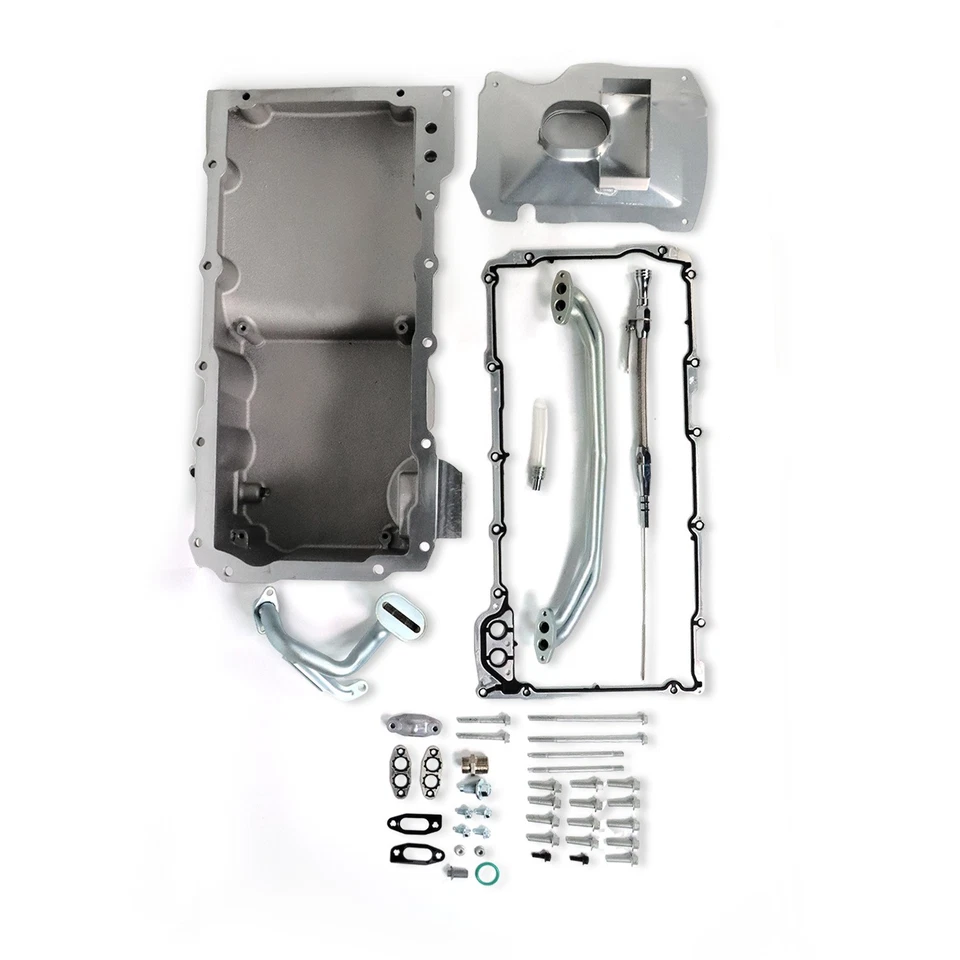 LS Engine Front Wet Sump Polished Oil Pan For 1970-1981 Chevrolet Camaro 81076 - Imagem 4 de 4