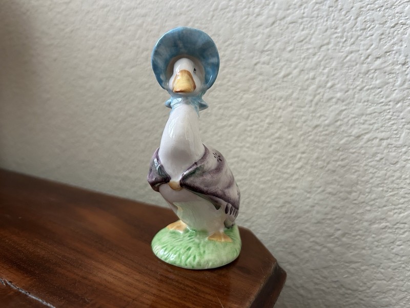 Beswick England Beatrix Potter Figurine Vintage 1948 Jemima Puddleduck