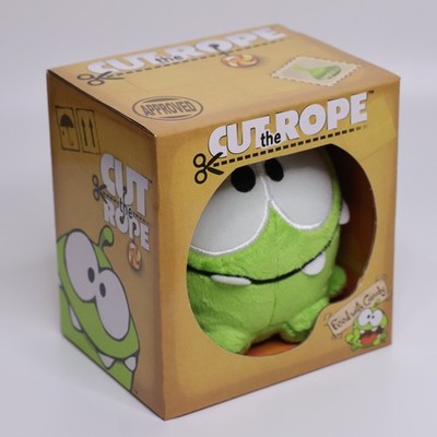 Cut The Rope Om Nom Closed Mouth Plush NEW IN BOX | 5'' 2011 CWT Collection