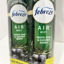 Ltd. Ed. Febreze Air Freshener Value Pack Air Mist White Pine/Juniper Berry
