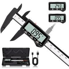 Digital Caliper, Rechargeable Plastic Caliper...