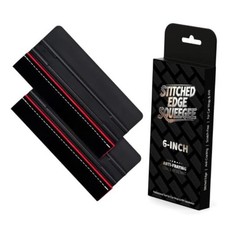 2-Pack 6-Inch Stitched Edge Squeegee Vinyl Wrap Tool for Car Wrapping