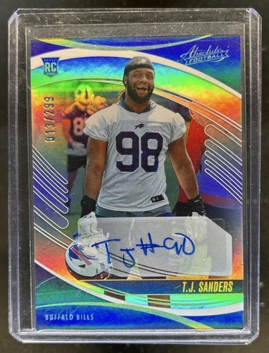 2025 Panini Absolute T.J. Sanders Base (RAW)