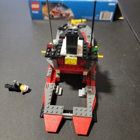 Lego 7046 World City Fire Command Craft 99% Complete with Manual Figures   Box