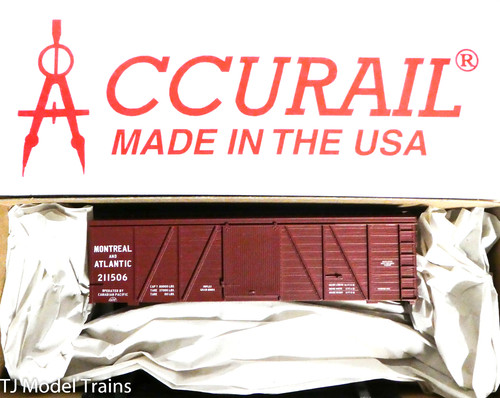 Accurail HO #1178 (Rd #211506) Montreal y Atlántico / 36' Fowler Wood Boxcar | Zustand: New