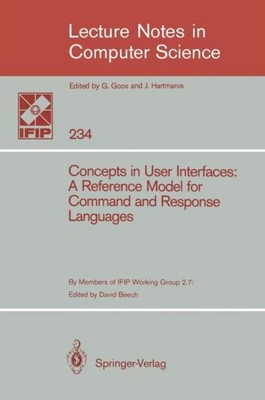 Concepts in User Interfaces David Beech