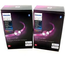 Philips Hue Indoor 3Foot Smart LED Light Strip Plus Extension Color-Changing 2pk