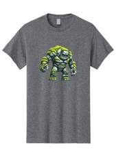Metal-Golem-1 Mens Graphic Tee, 100% Cotton, Casual Summer Wear