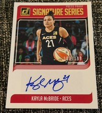 Kayla McBride 2019 Donruss WNBA Signature Series Press Proof Auto 027/199 SS-KMB