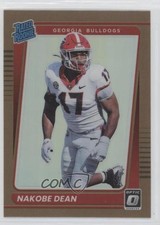 2022 Panini Chronicles Draft Picks Bronze Prizm Nakobe Dean #15 8d2