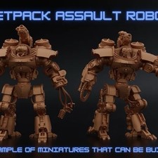 Heavy Assault Robot Tabletop Sci-fi Miniature Monster 60mm Mech