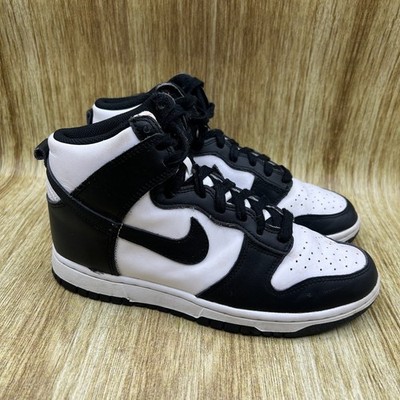 Nike Dunk High Women's Size 7 Retro Black White Panda Shoes Sneakers DD1869-103