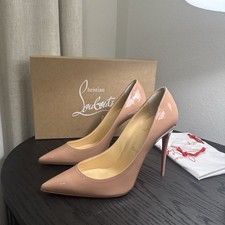Christian Louboutin Kate 100 brevetto nudo 40