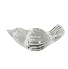Vintage Waterford Crystal Sparrow or Wren Bird Figurine Paperweight Figure