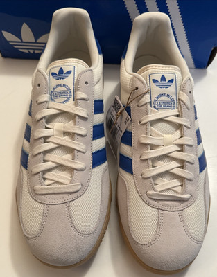 Adidas Gazelle Sala Men 13 / Women 14 JR3839 White & Blue - New in the Box NiB