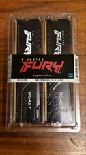 Kingston Fury Beast 32GB 2x16GB DDR4 2666MHz CL16 Desktop Memory RAM Unused
