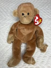Vintage 1995 TY Beanie Babies Collection - Bongo the Monkey w/ Tags