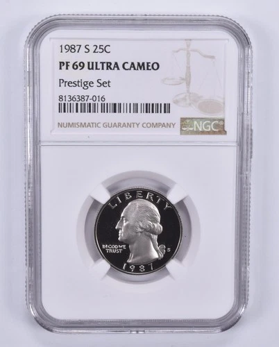 1987-S Washington Quarter Prestige Set PF69 UCAM NGC Brown Label *9935