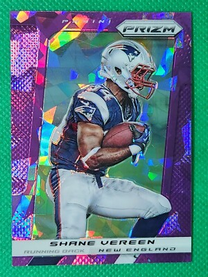 2013 Panini Prizm PURPLE Cracked Ice /40 Shane Vereen NICE New England Patriots