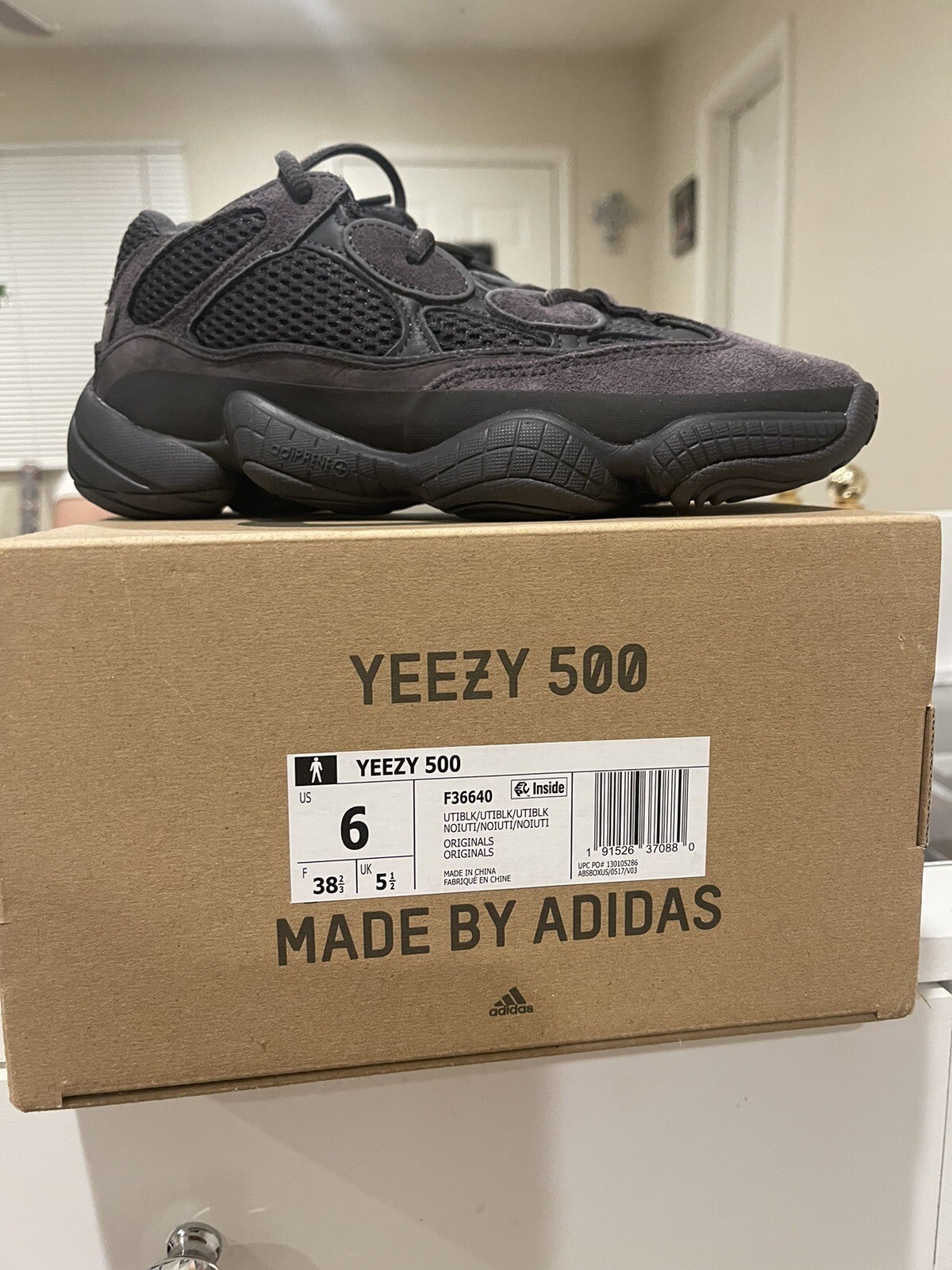Utility Black Yeezy Inside Adidas Yeezy 500 Utility Black